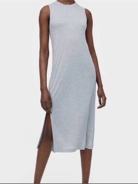 H&M Light Heather Gray Knit Top